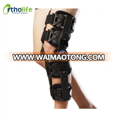 OL-KN096 New Product Hinged Angle Adjustable Knee Support Rom Post-OP Knee Brace