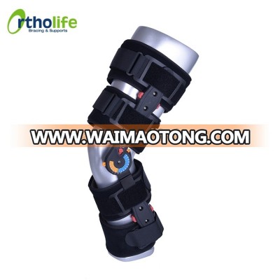 OL-KN097B Telescoping Universal Acl Surgery Post OP Support Hinged Knee Ligament Brace