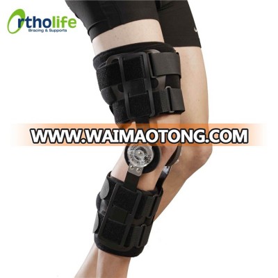 OL-KN091 Universal Fitness Orthopedic ROM Control Adjustable Knee Brace With Hinge