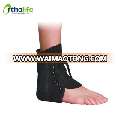 OL-AN051 Customizable Lightweight Straps Laced Orthotic Ankle Support Brace For Sprain